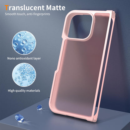 For Google Pixel 11 Pro Fold Skin Feel Contrast Color TPU Hybrid PC Phone Case - Pink - EDA010202601C