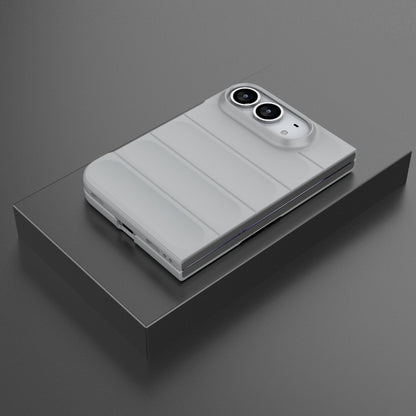 For iPhone Duo Magic Shield Fold PC Shockproof Phone Case - Grey - EDA010203101C