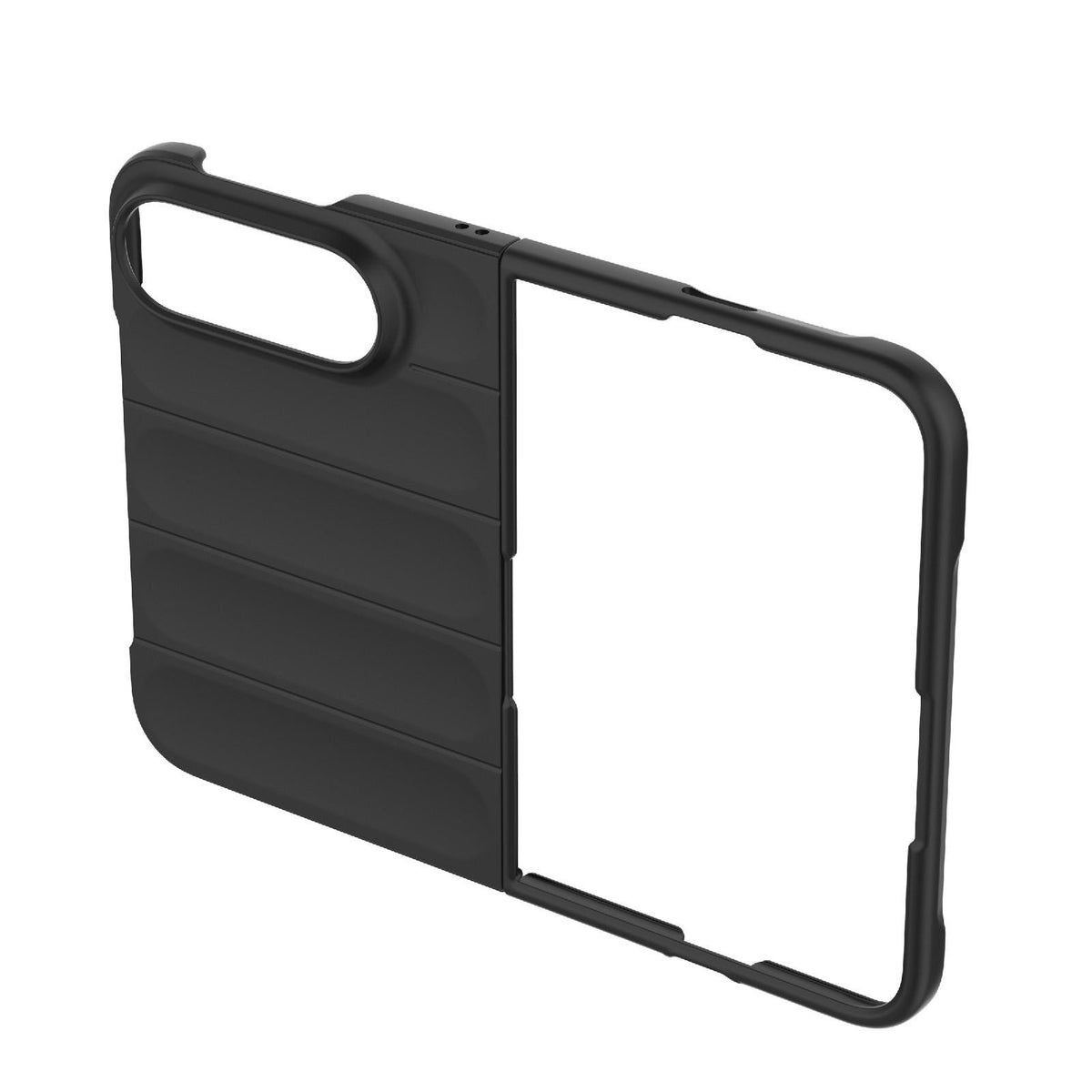 For iPhone Duo Magic Shield Fold PC Shockproof Phone Case - Light Blue - EDA010203101F