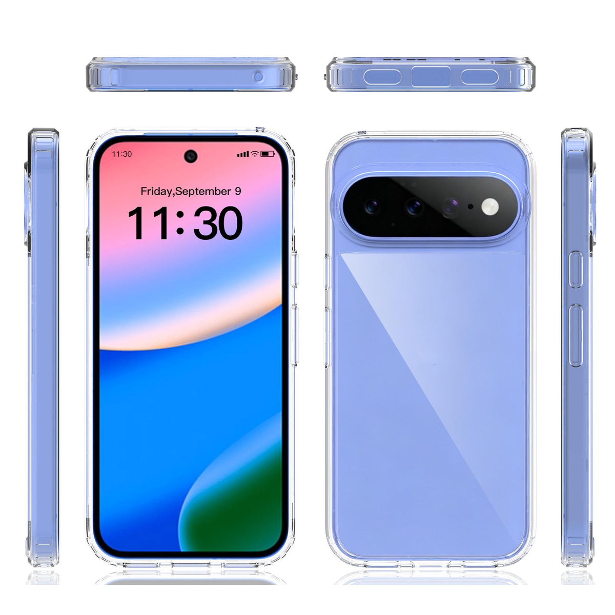 For Google Pixel 11 / 11 Pro Scratchproof Acrylic 1.5mm Phone Case - Transparent - EDA010203402A