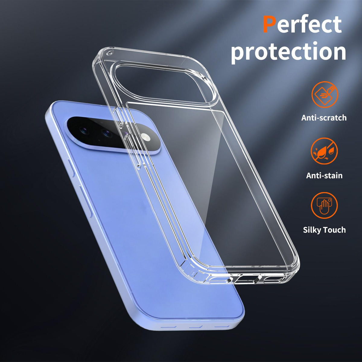 For Google Pixel 11 / 11 Pro Scratchproof Acrylic 1.5mm Phone Case - Transparent - EDA010203402A