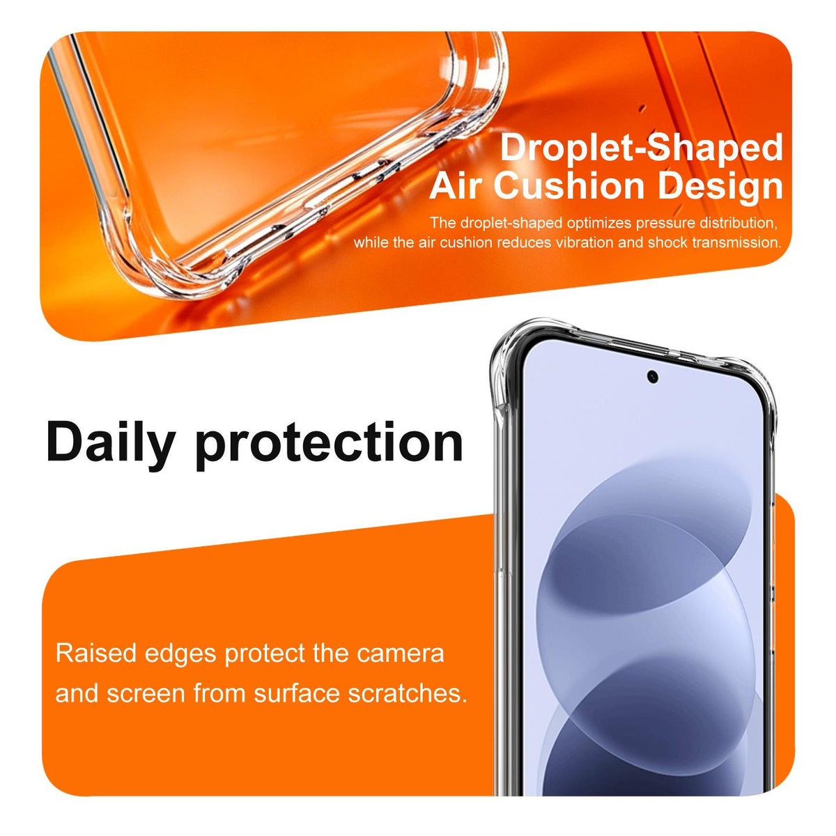 For Redmi Note 17 4G / 5G Global 169.7mm imak Shockproof Airbag TPU Phone Case - Transparent - EDA010205804A