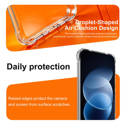 For Redmi Note 17 Pro 5G Global 163.5mm imak Shockproof Airbag TPU Phone Case - Transparent - EDA010205805A
