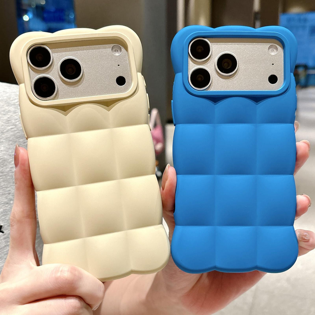 For iPhone 16 Plus Solid Color Cloud Square TPU Phone Case - Rose Red - EDA010214309H