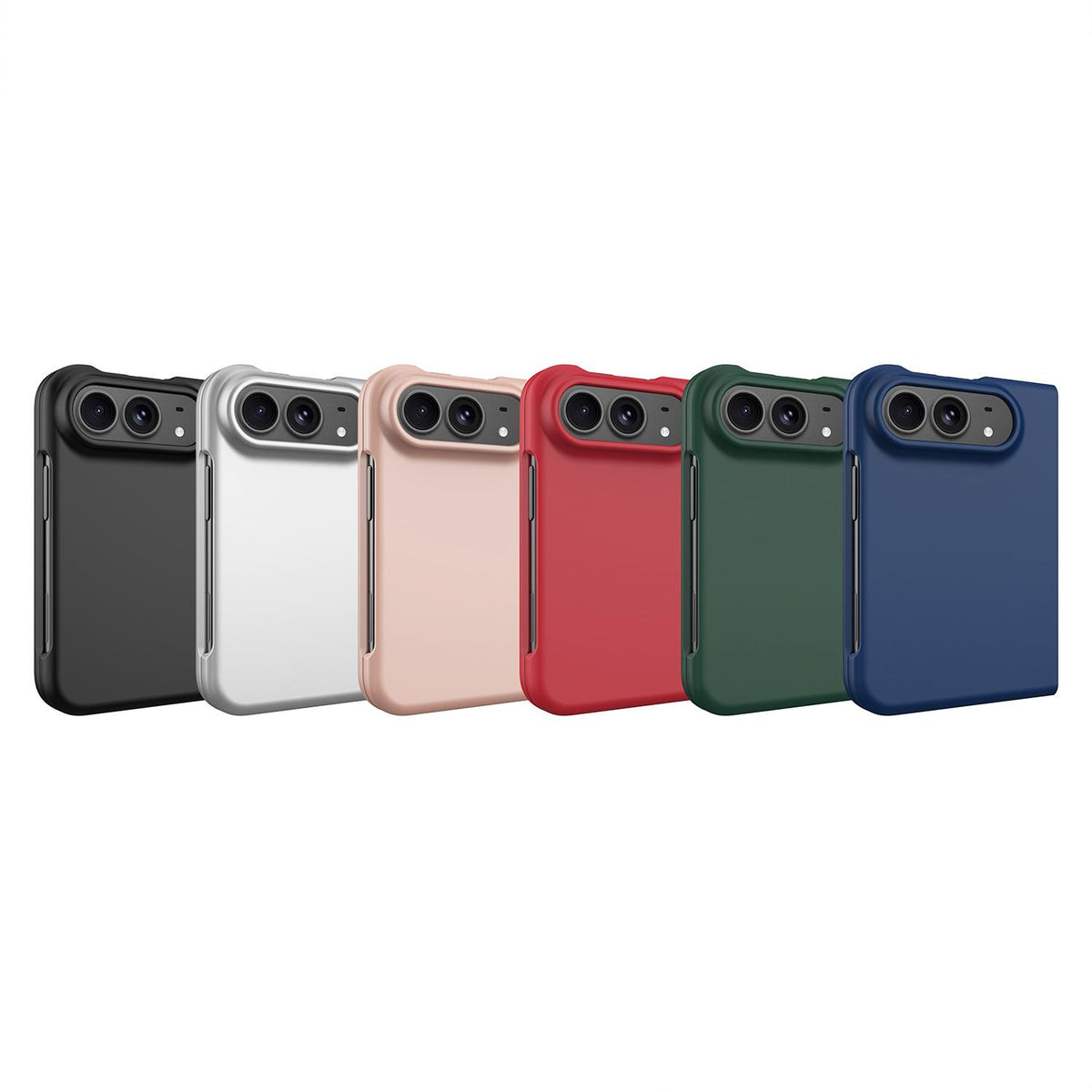 For iPhone Duo Integrated Skin-Friendly Spray-Coated Finish Phone Case - Silver - EDA010215201C
