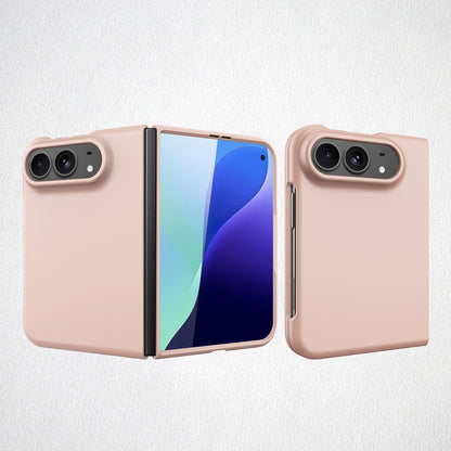 For iPhone Duo Integrated Skin-Friendly Spray-Coated Finish Phone Case - Gold - EDA010215201D