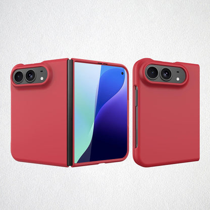 For iPhone Duo Integrated Skin-Friendly Spray-Coated Finish Phone Case - Red - EDA010215201F