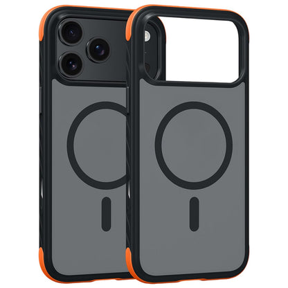 For iPhone 18 Pro Max Magnetic Shockproof Protective Phone Case - Black - EDA010217102D