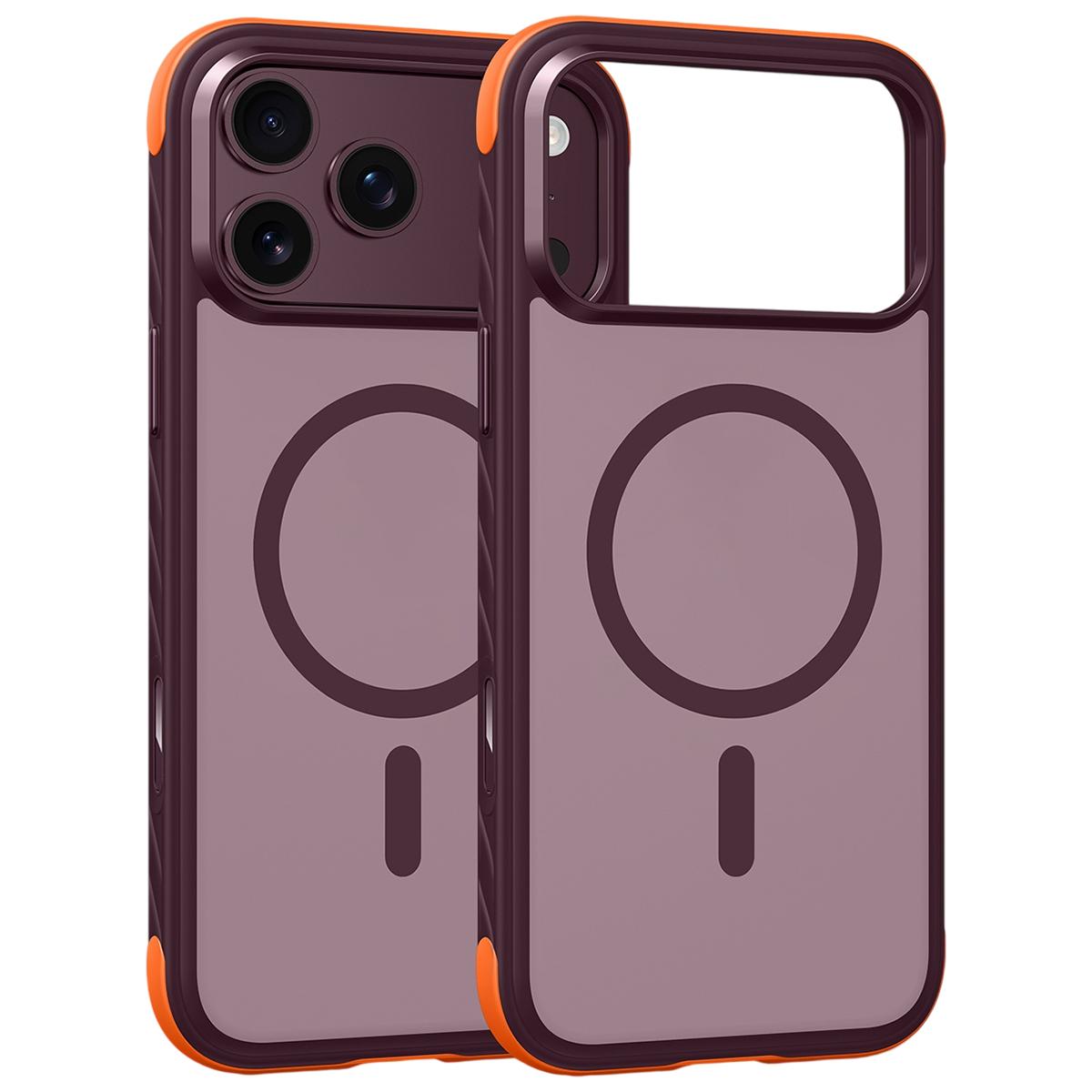 For iPhone 17 Pro Magnetic Shockproof Protective Phone Case - Red - EDA010217104A