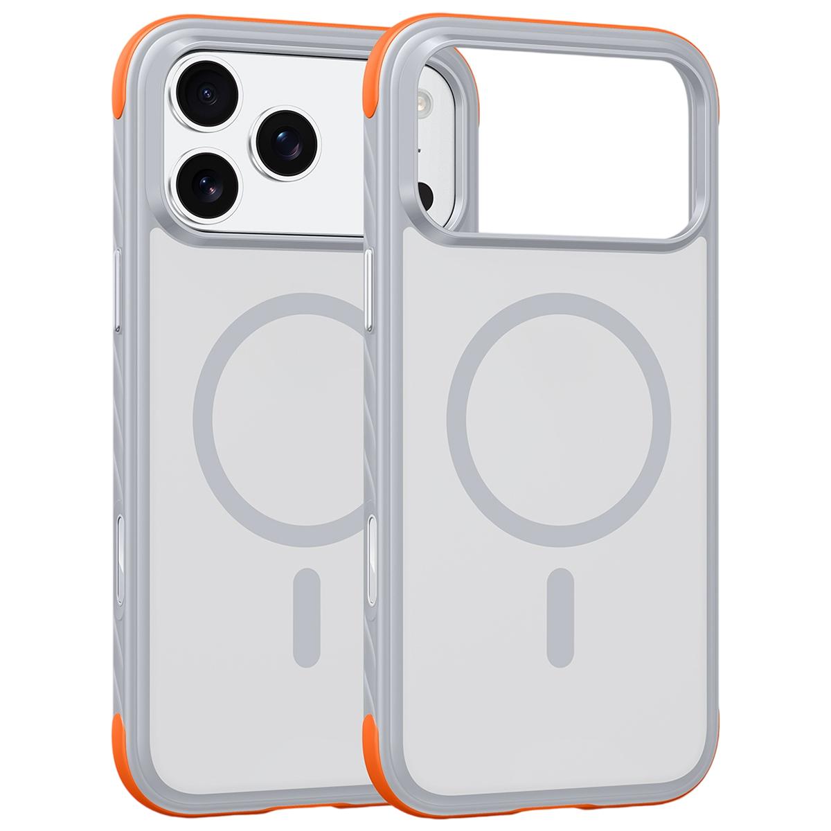 For iPhone 17 Pro Magnetic Shockproof Protective Phone Case - White - EDA010217104B