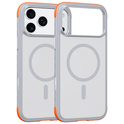 For iPhone 17 Pro Magnetic Shockproof Protective Phone Case - White - EDA010217104B