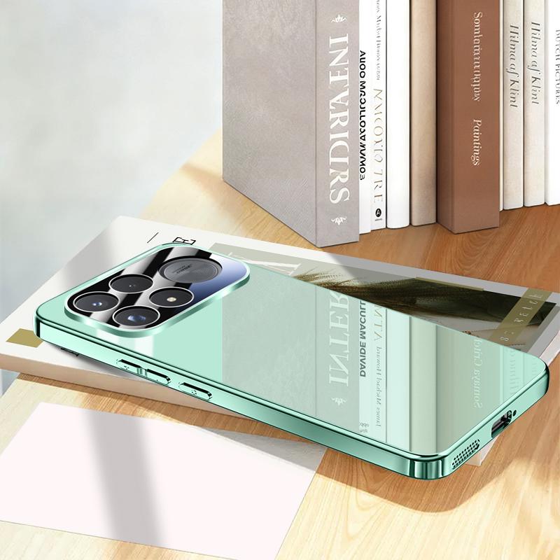 For Redmi K100 Pro Max/Poco F9 Ultra 5G Electroplating Ice Crystal Airbag Full Coverage Shockproof Phone Case - Green - EDA010217302D