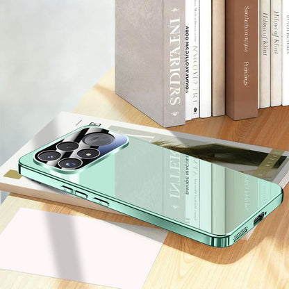 For Redmi K100 Pro Max/Poco F9 Ultra 5G Electroplating Ice Crystal Airbag Full Coverage Shockproof Phone Case - Green - EDA010217302D