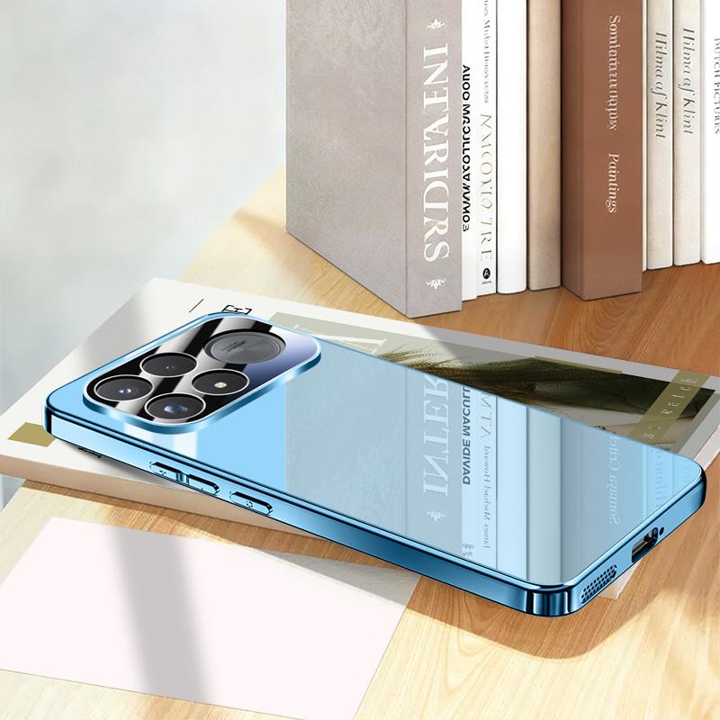 For Redmi K100 Pro Max/Poco F9 Ultra 5G Electroplating Ice Crystal Airbag Full Coverage Shockproof Phone Case - Blue - EDA010217302E