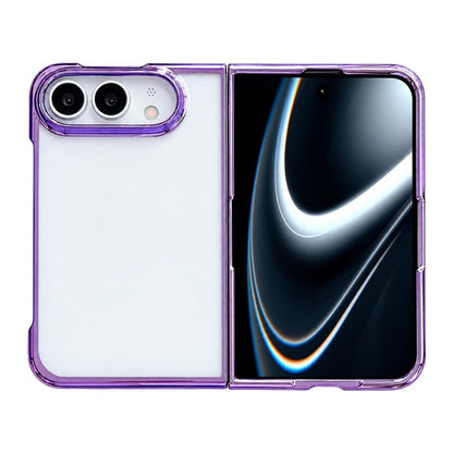 For iPhone Duo 6D Electroplating PC Shockproof Phone Case - Purple - EDA010231101A