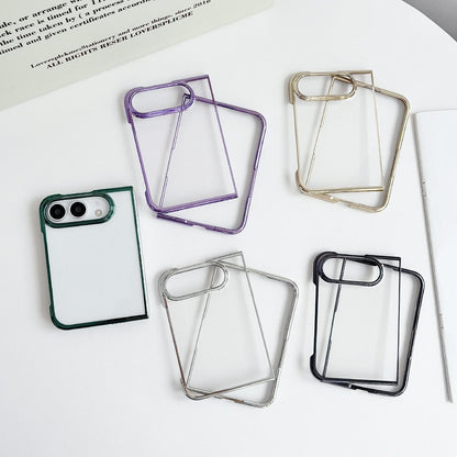 For iPhone Duo 6D Electroplating PC Shockproof Phone Case - Purple - EDA010231101A
