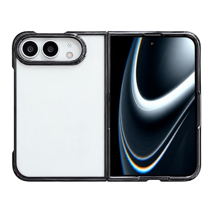 For iPhone Duo 6D Electroplating PC Shockproof Phone Case - Black - EDA010231101D