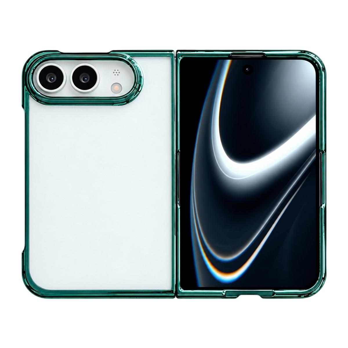 For iPhone Duo 6D Electroplating PC Shockproof Phone Case - Green - EDA010231101E