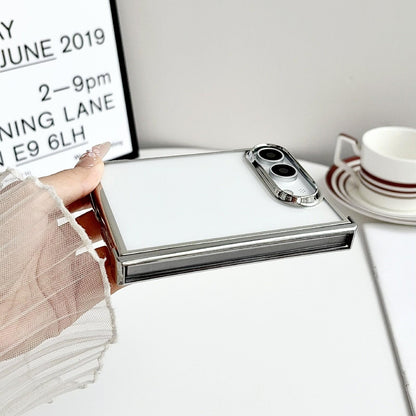 For iPhone Duo Three Parts 6D Electroplating PC Shockproof Phone Case - Purple - EDA010231301A