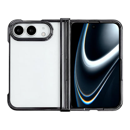 For iPhone Duo Three Parts 6D Electroplating PC Shockproof Phone Case - Black - EDA010231301D