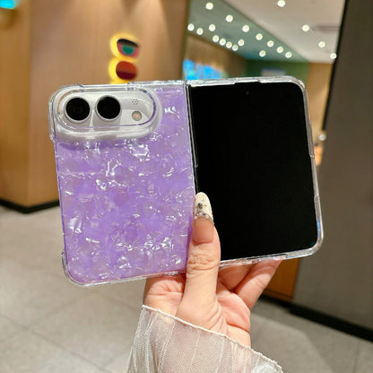 For iPhone Duo Shell Pattern Two-section PC Phone Case - Pink - EDA010233001B