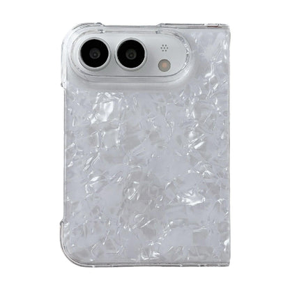 For iPhone Duo Shell Pattern Two-section PC Phone Case - White - EDA010233001C