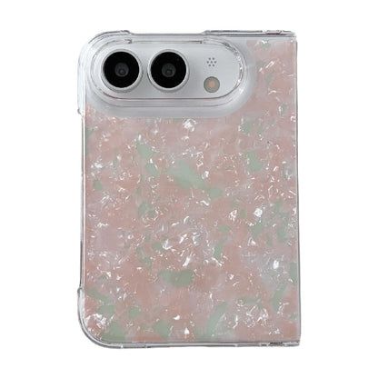 For iPhone Duo Shell Pattern Two-section PC Phone Case - Pink Green - EDA010233001D
