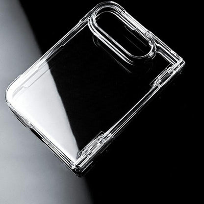 For iPhone Duo Clear Central Axis PC Phone Case - Transparent - EDA010233501A