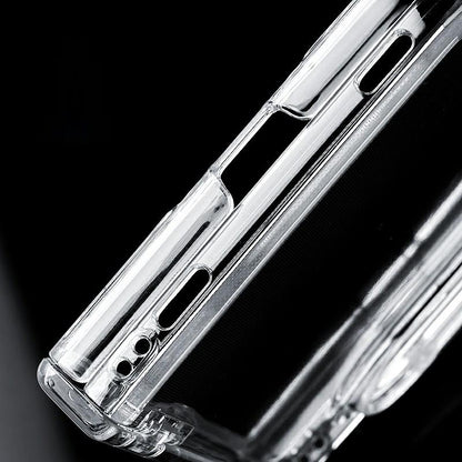For iPhone Duo Clear Central Axis PC Phone Case - Transparent - EDA010233501A