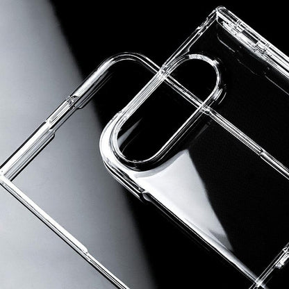 For iPhone Duo Clear Central Axis PC Phone Case - Transparent - EDA010233501A