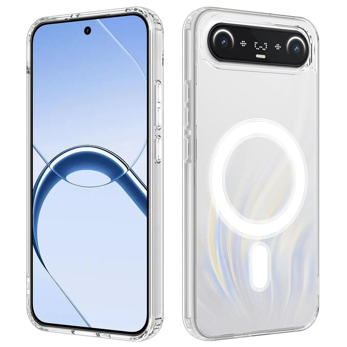 For Tecno Camon Slim 4G MagSafe Clear Acrylic PC Hybrid TPU Phone Case - Transparent - EDA010235401A