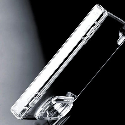 For iPhone Duo Transparent PC Dual Axis Shockproof Phone Case with Lens Cover - Default - EDA010236501