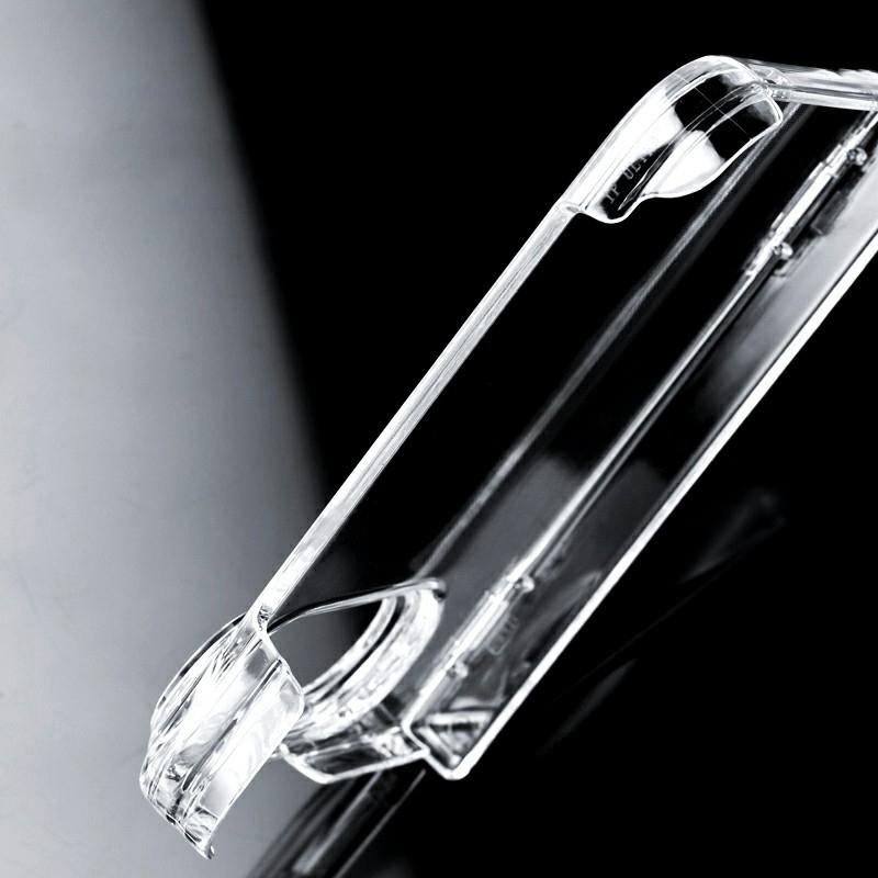 For iPhone Duo Transparent PC Dual Axis Shockproof Phone Case with Lens Cover - Default - EDA010236501