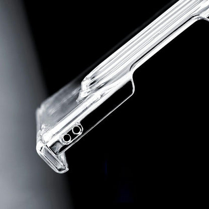 For iPhone Duo Transparent PC Dual Axis Shockproof Phone Case with Lens Cover - Default - EDA010236501