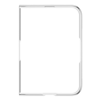For iPhone Duo Icebreaking Series Integrated Privacy Film Electroplated Crystal Clear Center Axis Phone Case - Black - EDA010236801A