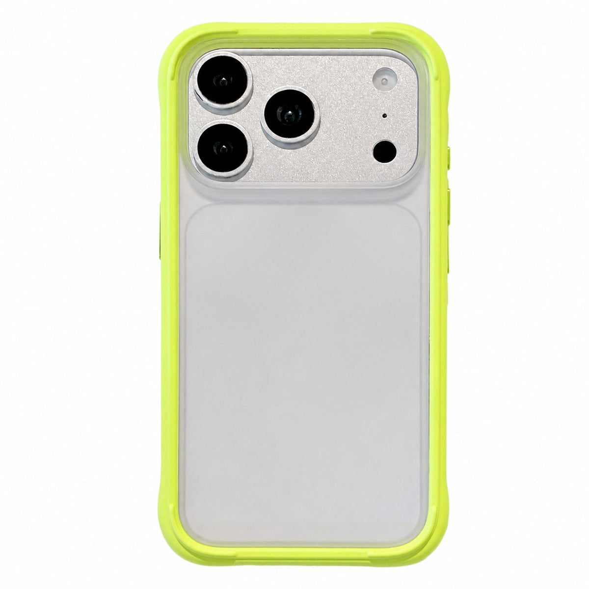 For iPhone 17 Pro Max Silicone Frame Bumper Frosted Back Panel Phone Case - Green - EDA010237204F