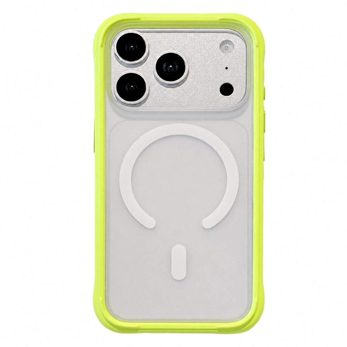 For iPhone 17 Pro Silicone Frame Bumper Magnetic Frosted Back Panel Phone Case - Green - EDA010243005F