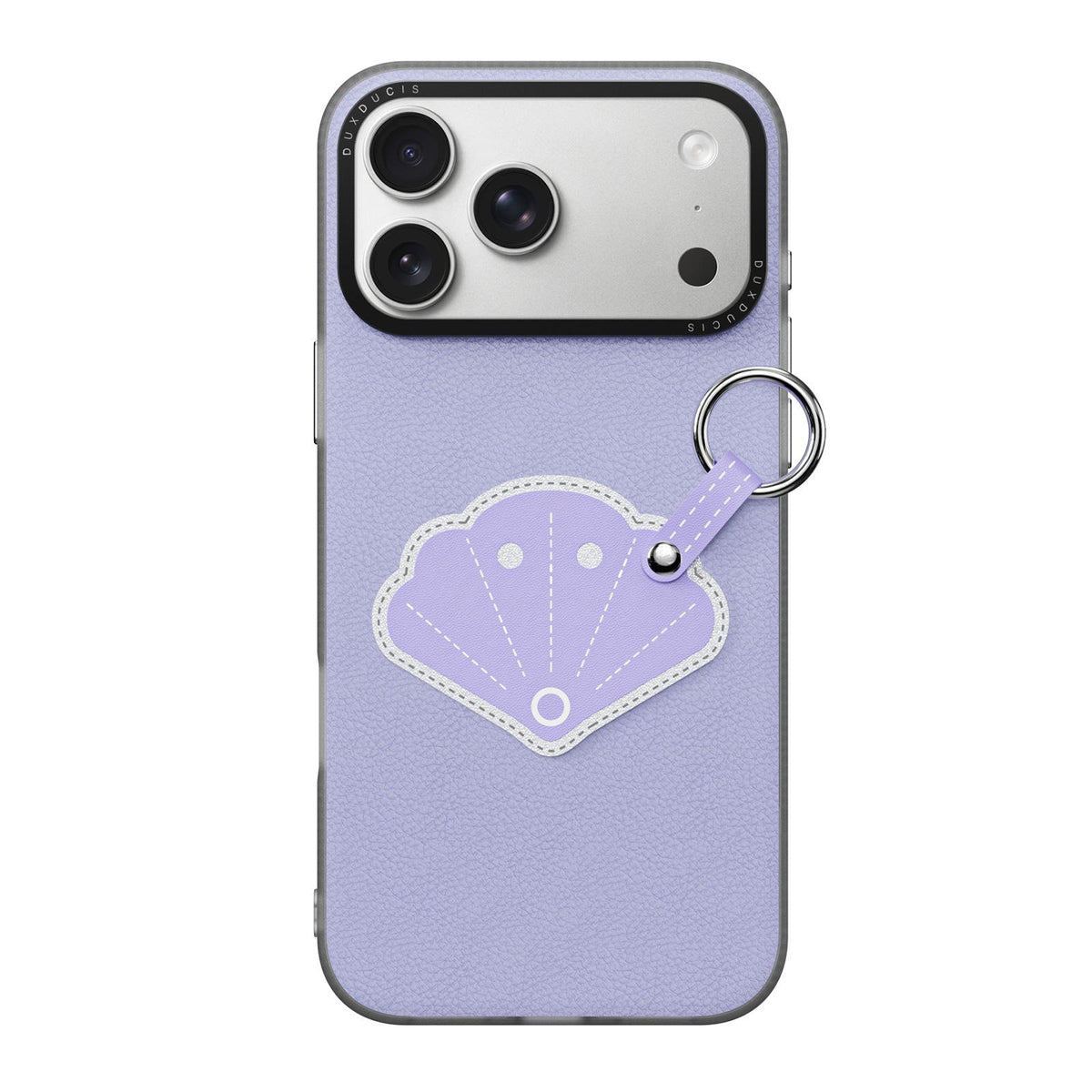 For iPhone 18 Pro Max / 17 Pro Max DUX DUCIS LUVY Series Ring Phone Case with Lanyard - Lilac Purple Shell - EDA010244202C