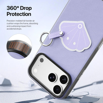 For iPhone 18 Pro Max / 17 Pro Max DUX DUCIS LUVY Series Ring Phone Case with Lanyard - Lilac Purple Shell - EDA010244202C