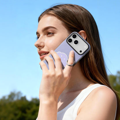 For iPhone 18 Pro Max / 17 Pro Max DUX DUCIS LUVY Series Ring Phone Case with Lanyard - Lilac Purple Shell - EDA010244202C