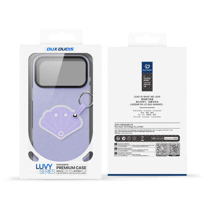 For iPhone 18 Pro Max / 17 Pro Max DUX DUCIS LUVY Series Ring Phone Case with Lanyard - Lilac Purple Shell - EDA010244202C