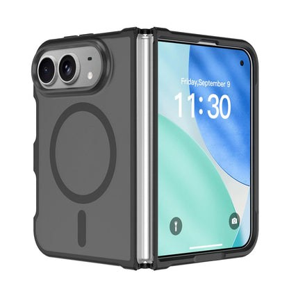 For iPhone Duo XDcase Skin Feel Frosted PC Hybrid TPU Magnetic Phone Case - Black - EDA010248001B