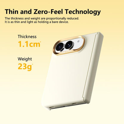 For iPhone Duo ABEEL Lightweight Zero Skin Feel Magnetic PC Phone Case - Pink - EDA010250901B