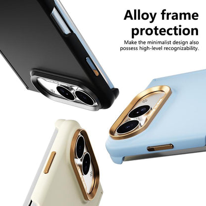 For iPhone Duo ABEEL Lightweight Zero Skin Feel Magnetic PC Phone Case - Yellow - EDA010250901D