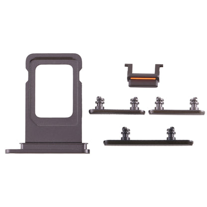 SIM Card Tray + Side Key for iPhone 11(Black)