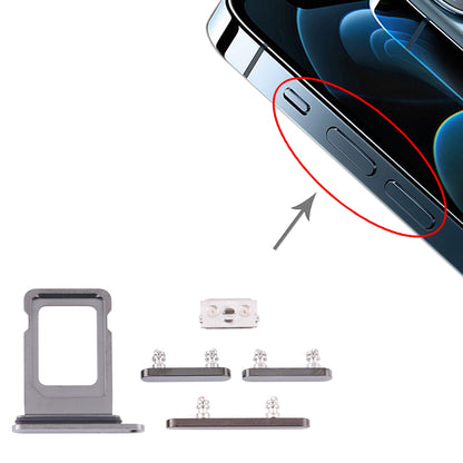 SIM Card Tray + Side Keys for iPhone 12 Pro(Graphite)