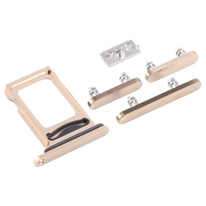SIM Card Tray + SIM Card Tray + Side Keys for iPhone 12 Pro(Gold)