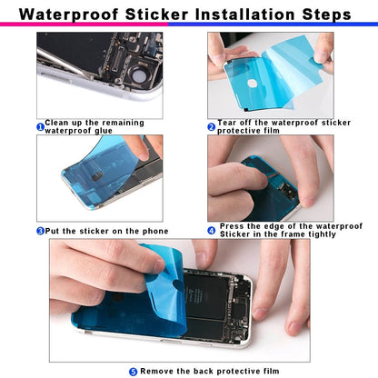 10 PCS Front Housing Adhesive for iPhone 12 Mini