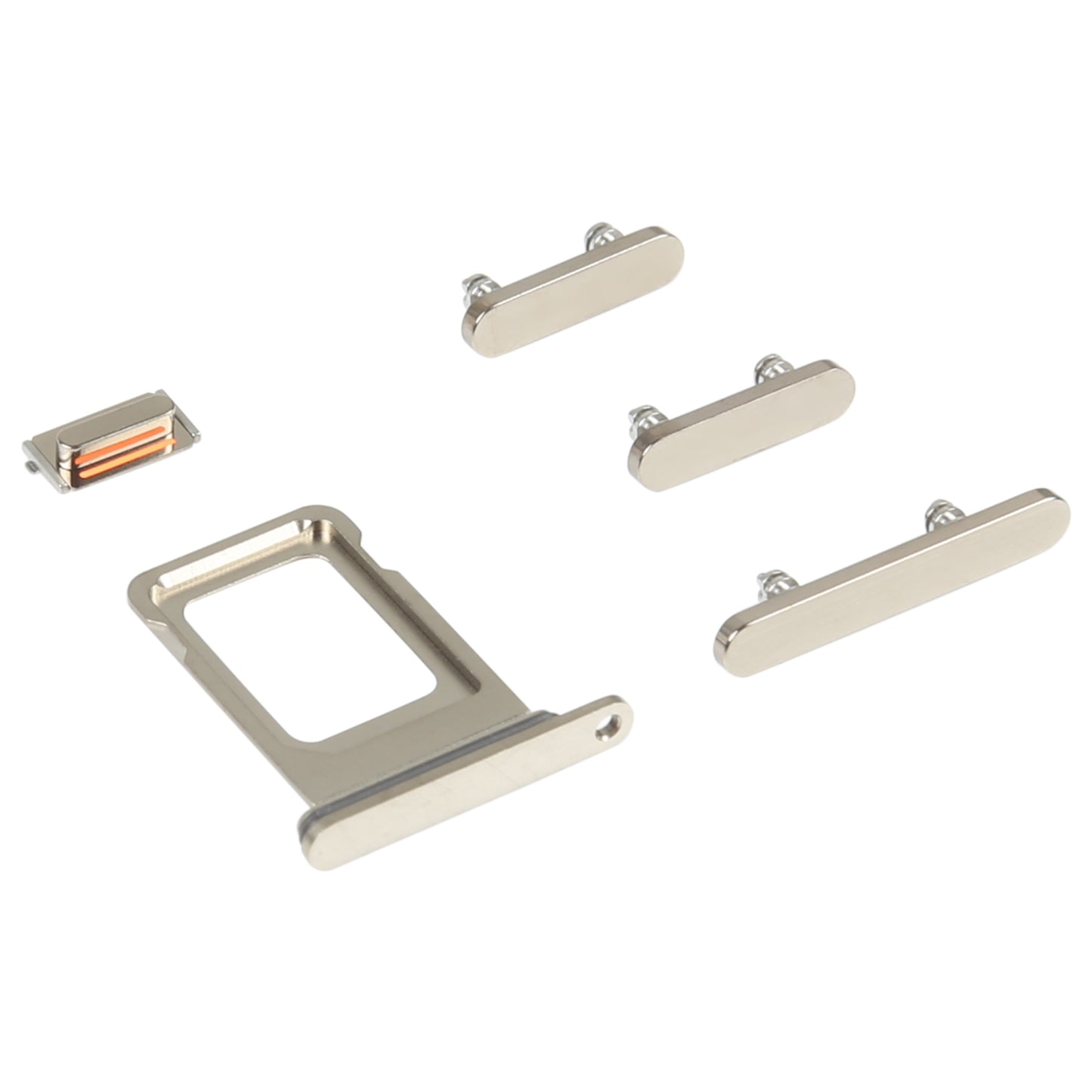 SIM Card Tray + Side Keys for iPhone 14 Pro Max(Gold)