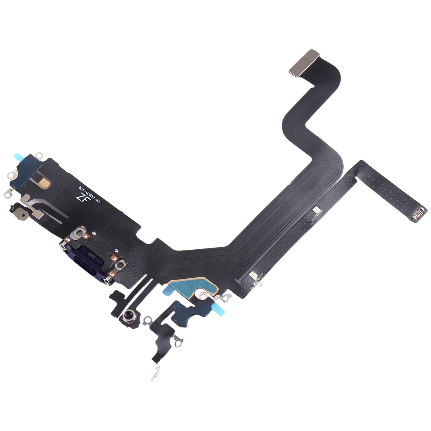 For iPhone 14 Pro Max Charging Port Flex Cable (Purple)